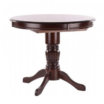 Стол обеденный SIGNAL MARGO темный орех/темный орех 90-125/90